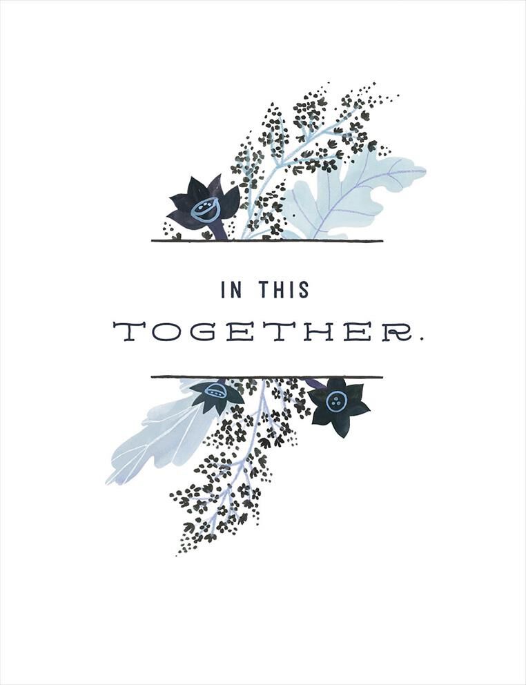 In This Together Encouragement Card