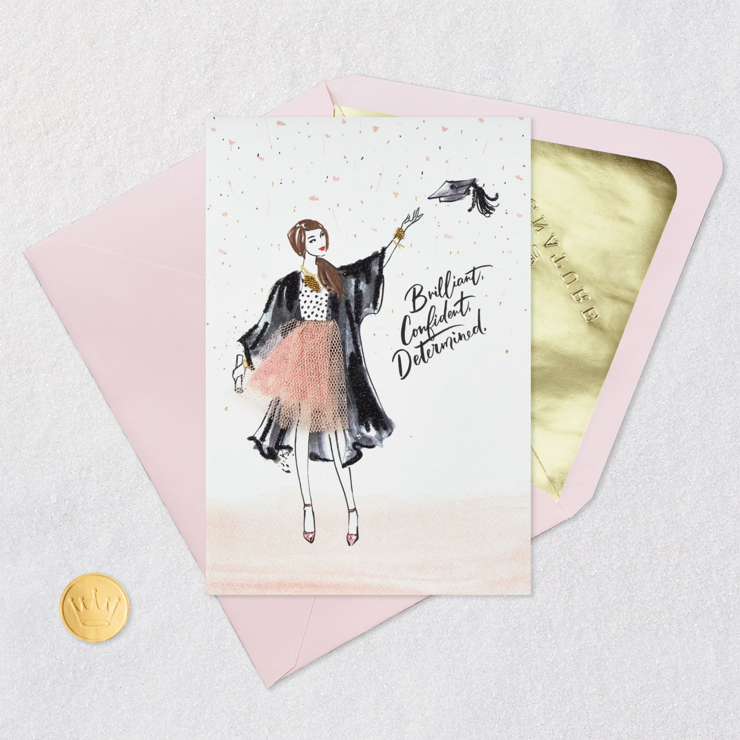 Brilliant, Confident, Determined Graduation Card for Her for only USD 6.99 | Hallmark
