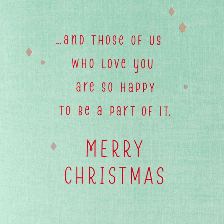 Snow Globe Confetti Shaker Daughter Christmas Card Sentiment image number 3