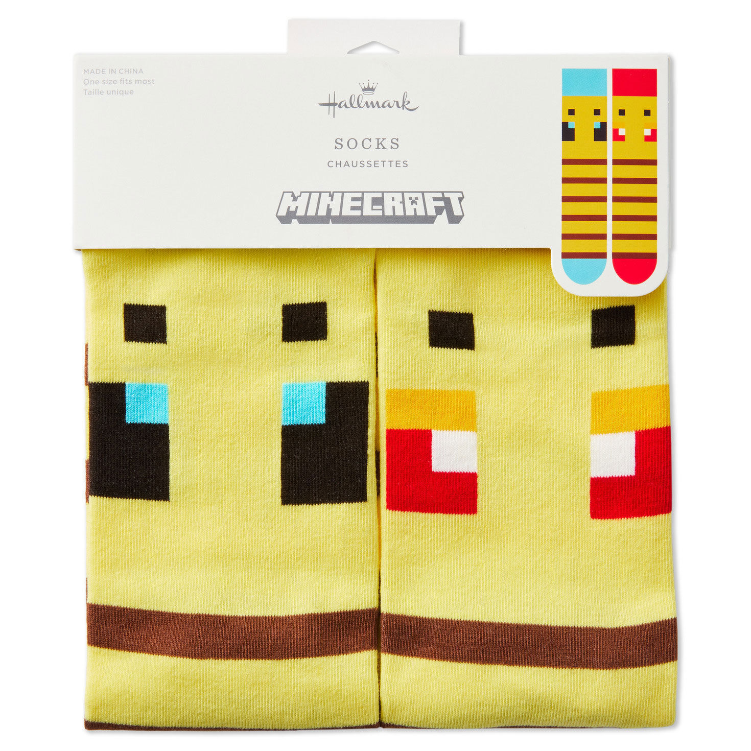 Minecraft Bee Novelty Socks, 2 Pair, , large image number 4
