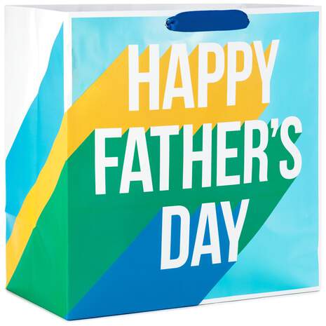 15" X-Deep Happy Father's Day Gift Bag, , large