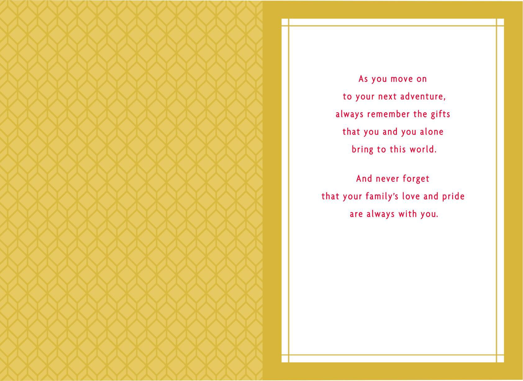 Always With You, Grandson Graduation Card With Tassel