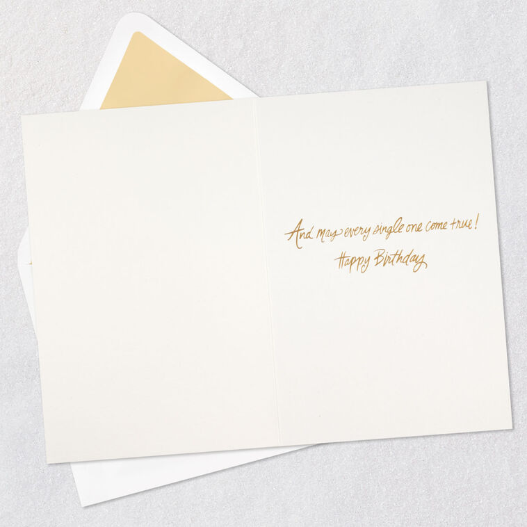 Pink Glittery Cupcake Birthday Card Open card with envelope image number 3