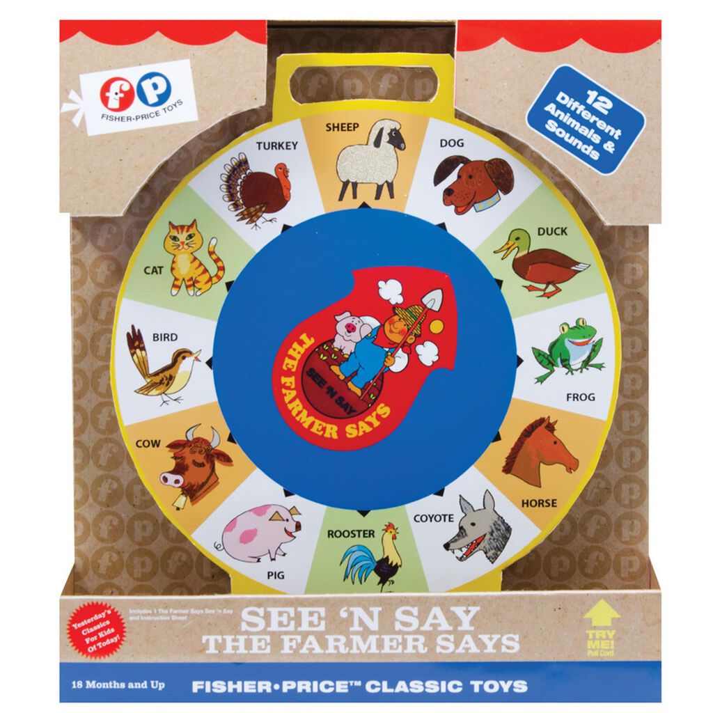 Jouet See 'n Say Farmer Says Fisher Price - Classique Rétro Pour Enfants Dès 18 Mois