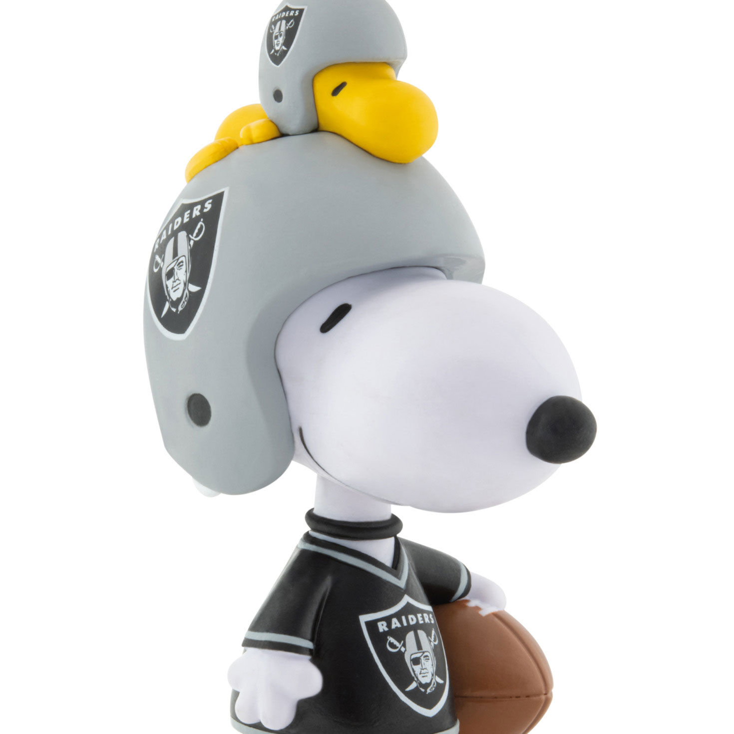 Snoopy Las Vegas Raiders Christmas Ornament upclose view image number 5
