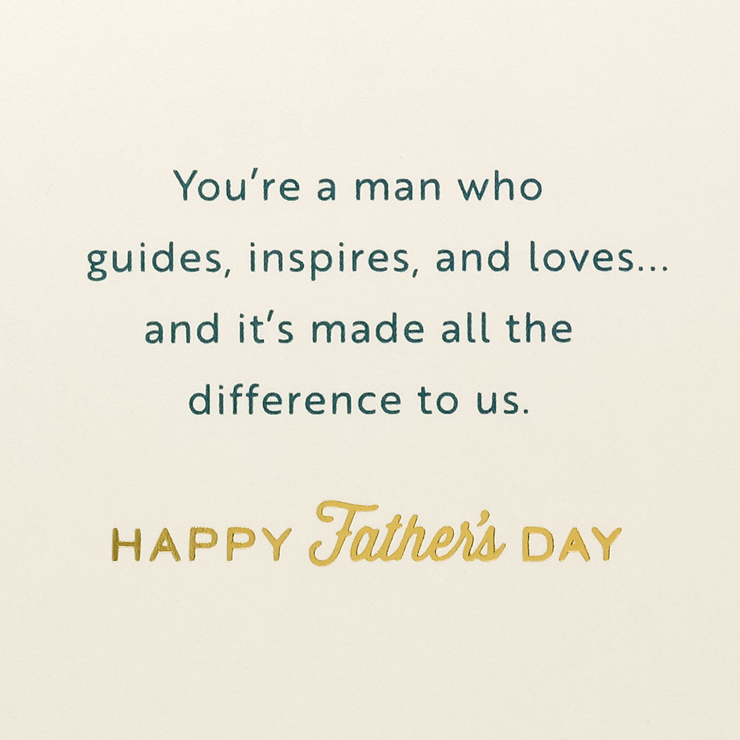 Duck Flying Over Pond Dad Father's Day Card From All Sentiment image number 2