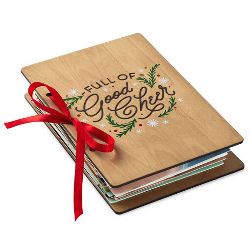 Full Of Good Cheer Holiday Card Keeper, 