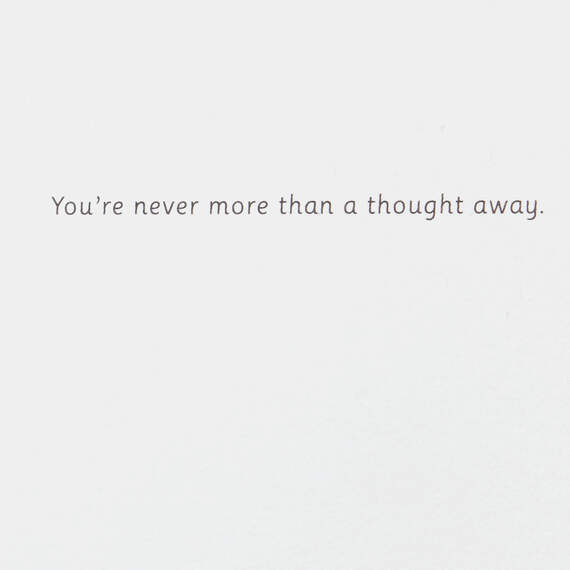 Just a Thought Away Thinking of You Card, , large image number 2
