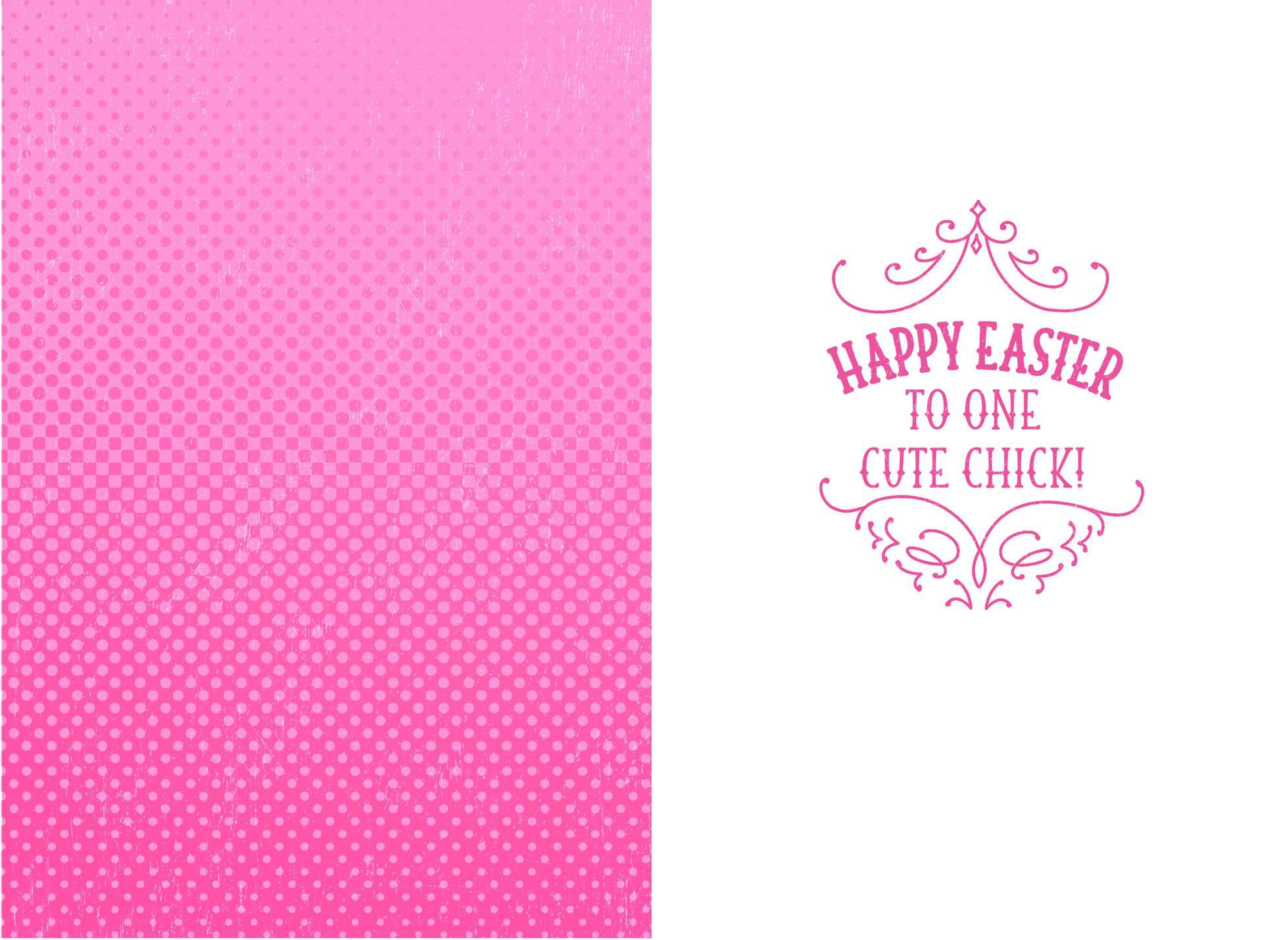 One Cute Chick Easter Card