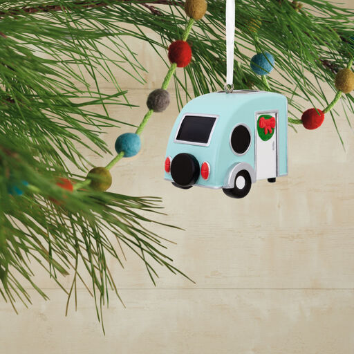 Blue Camper Trailer Hallmark Ornament, 