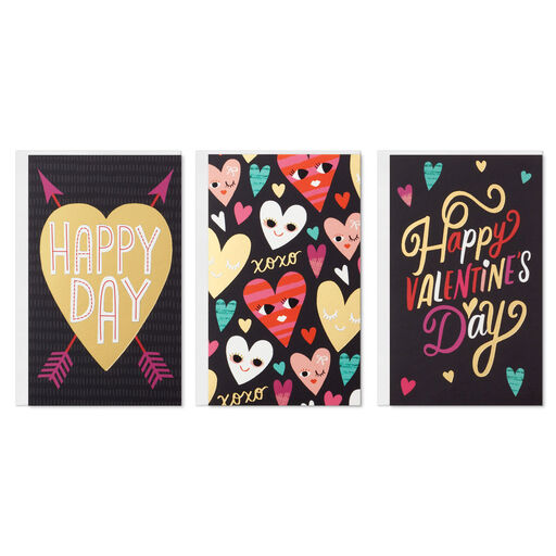 Happy Hearts Kids Mini Assorted Valentines, Pack of 18, 