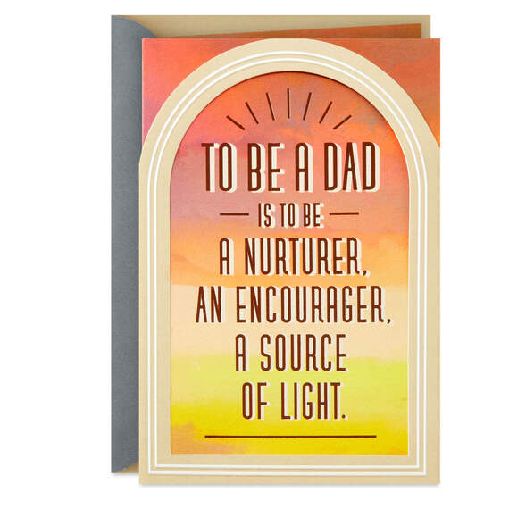 Honoring the Good You Bring to My Life Father's Day Card for Dad From Daughter