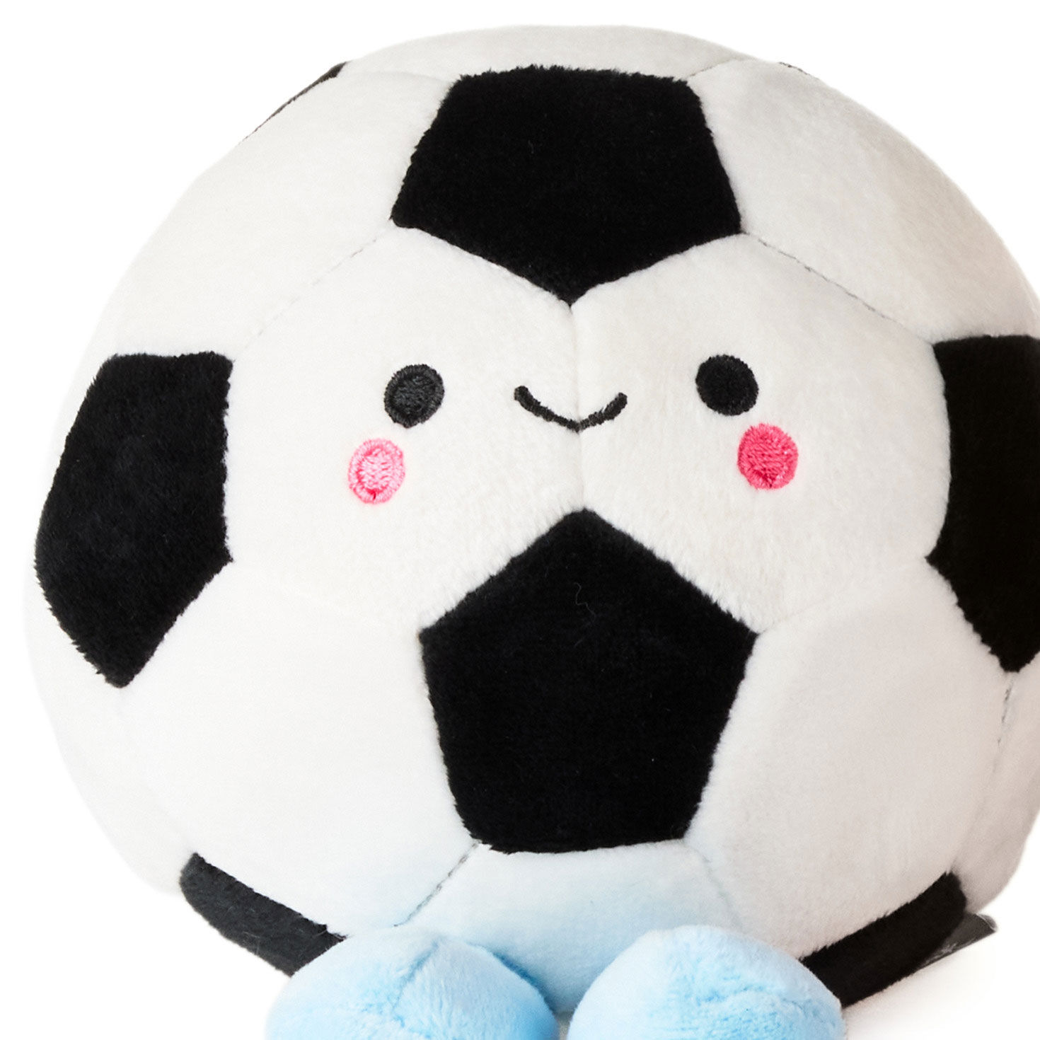 Soccer Ball and Cone Magnetic Plush Toys upclose detail image number 6