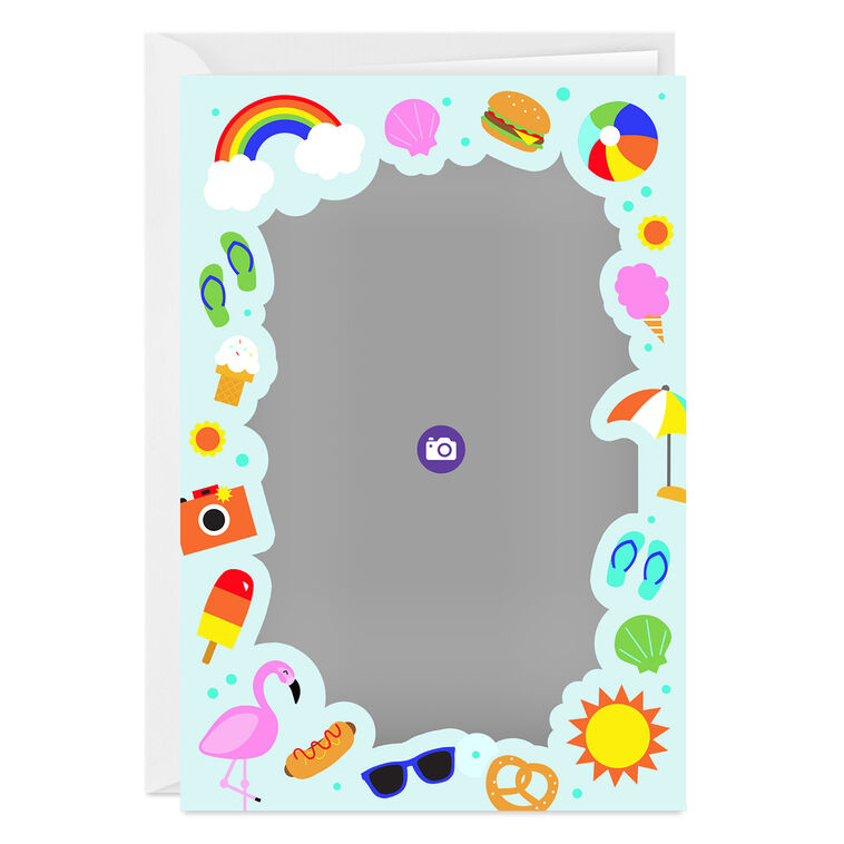 Summer Vacation Icons Custom Card, , large image number 3