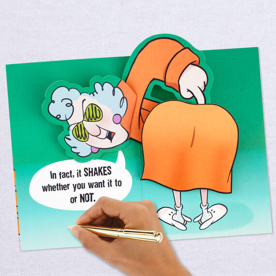 Maxine™ You Can Still Shake It Funny Pop Up Birthday Card, , large image number 6