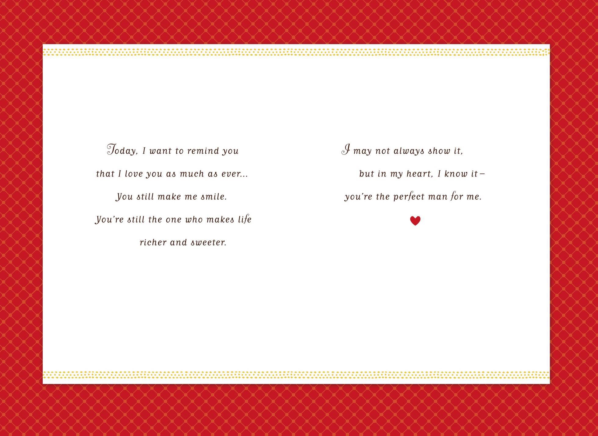 Sweet as Chocolate Valentine's Day Card for the Man I Love
