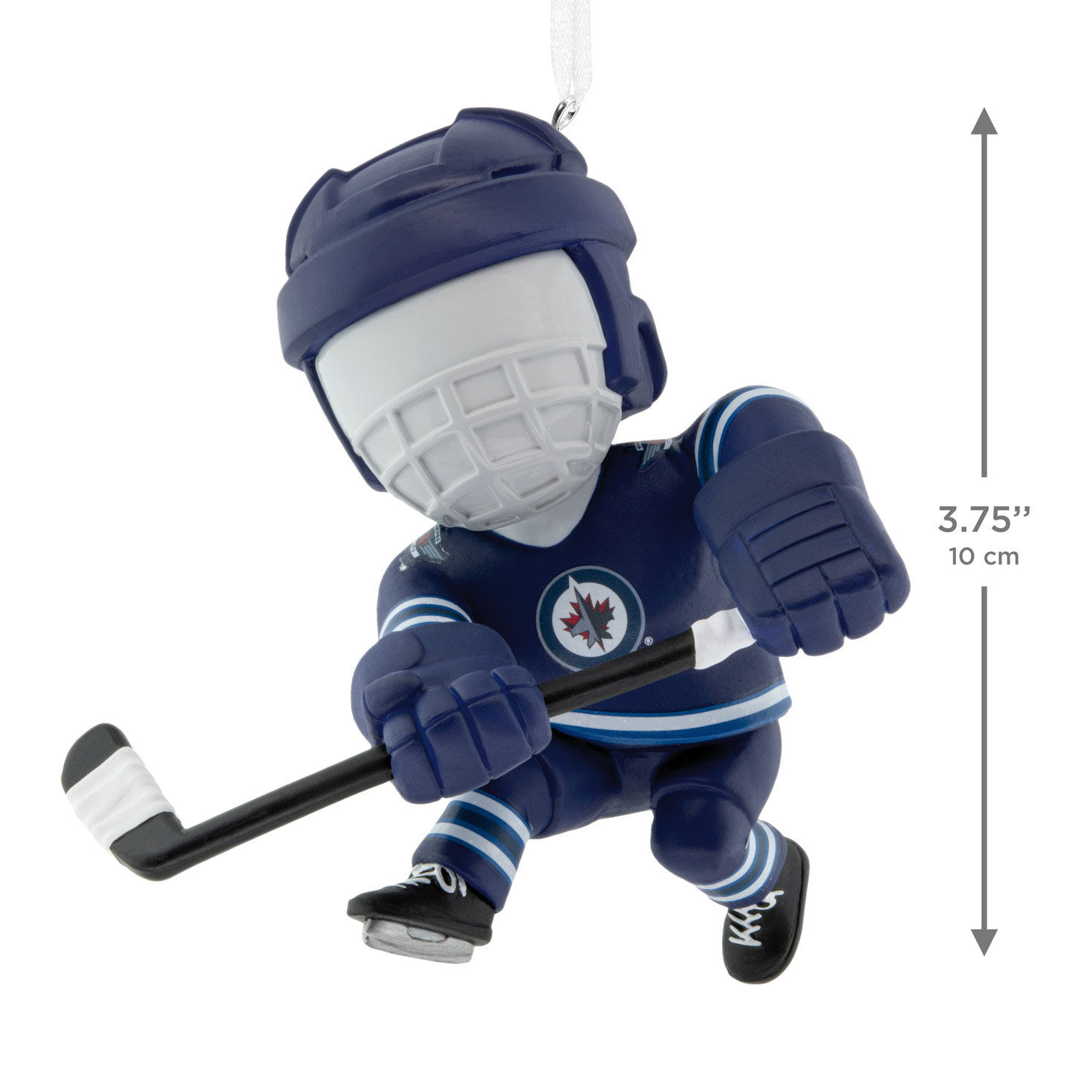 Winnipeg Jets Hockey Player Christmas Ornament measurement image number 3