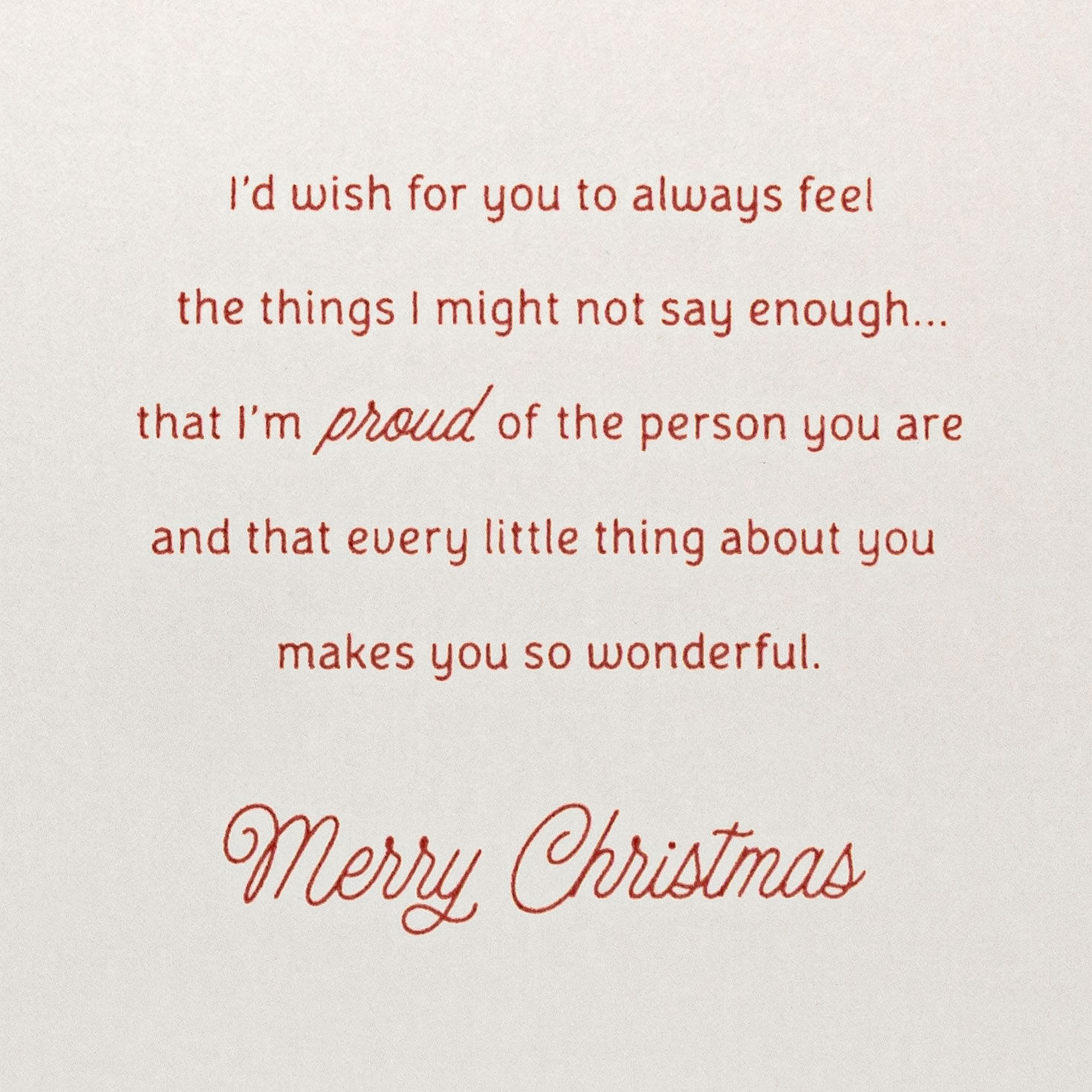 Cozy Holiday Tree Christmas Card for Daughter Sentiment image number 3