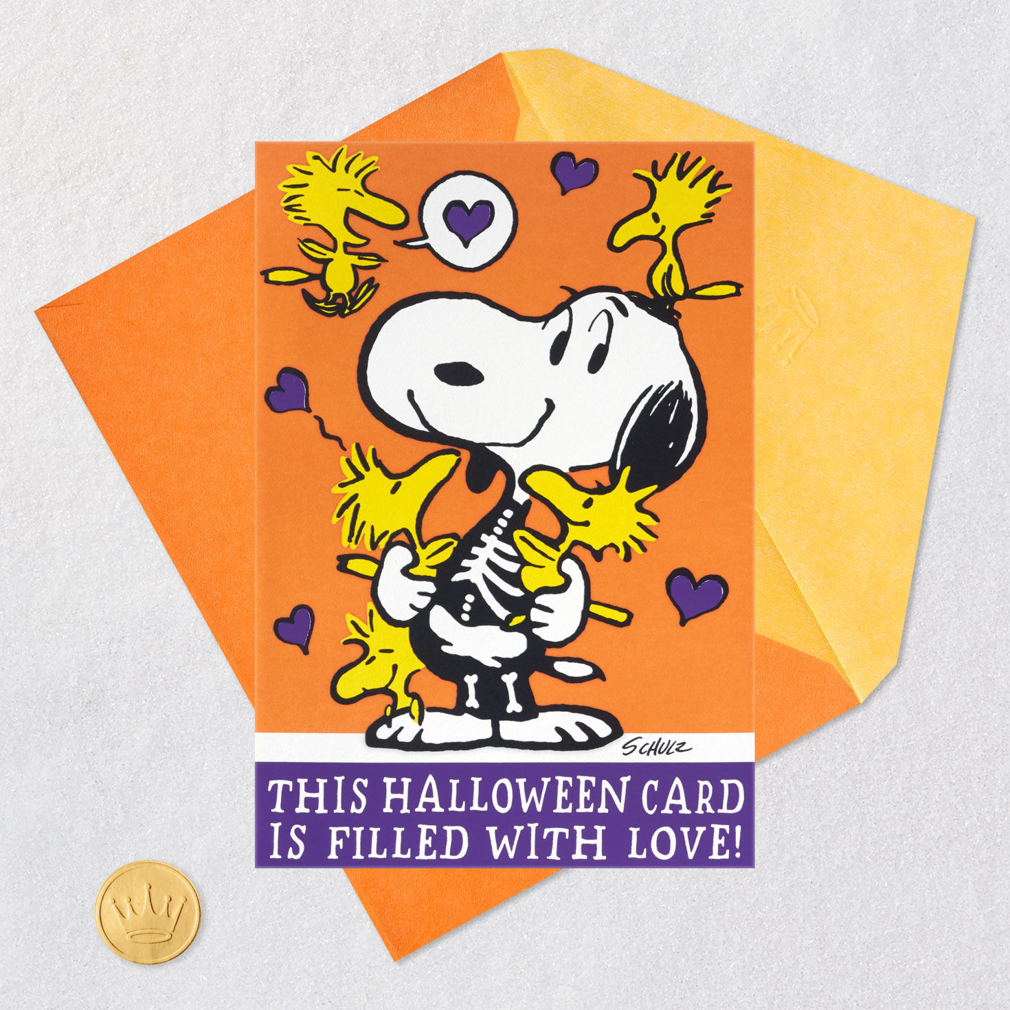 Peanuts&reg; Snoopy and Woodstock Love and Jokes Funny Pop-Up Halloween Card, , large image number 8