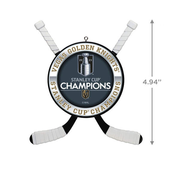 NHL® Vegas Golden Knights® 2023 Stanley Cup® Champions Hockey Ornament, , large image number 3