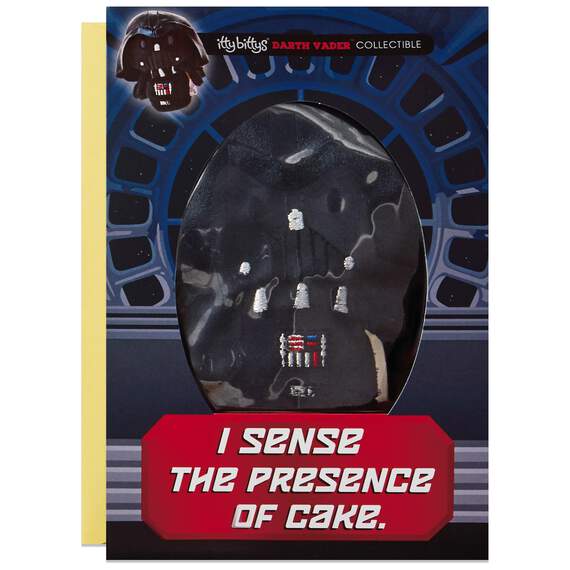 itty bittys® Star Wars™ Darth Vader™ Birthday Card With Stuffed Animal, , large image number 2