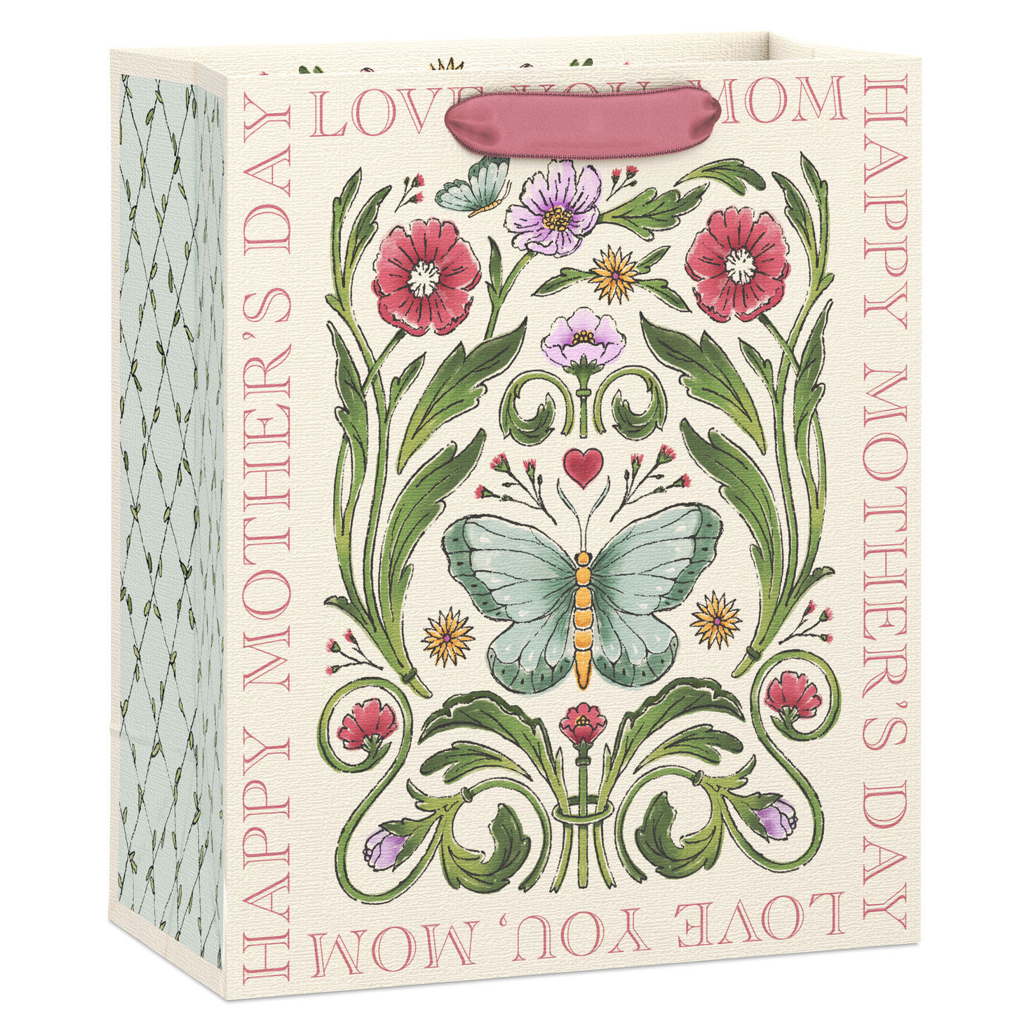 9.6" Illustrated Floral Medium Mother's Day Gift Bag for only USD 3.99 | Hallmark