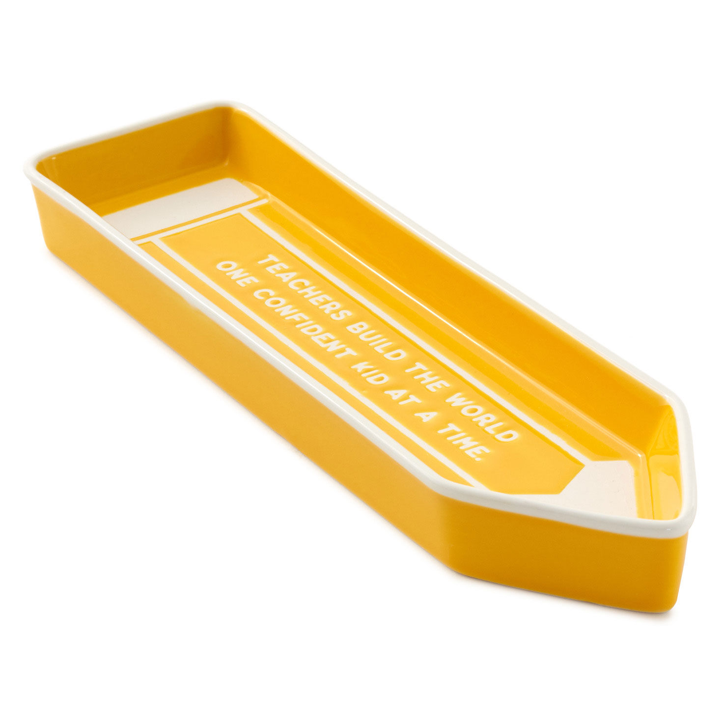 Teachers Yellow Pencil-Shaped Trinket Dish for only USD 22.99 | Hallmark