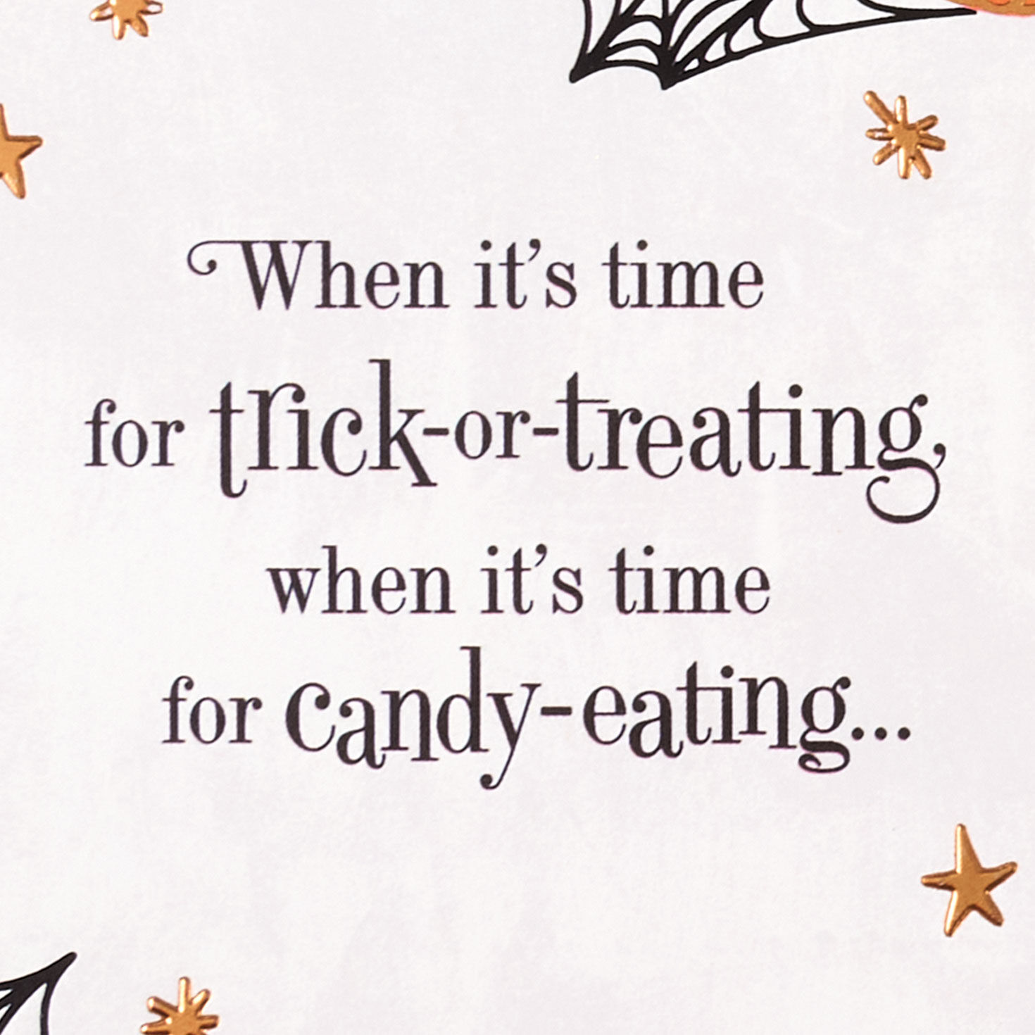When It's Trick-or-Treating Halloween Thinking of You Card, , large image number 3