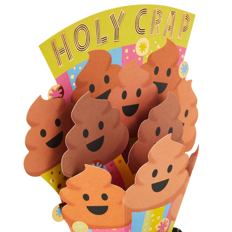 Holy Crap, You're Awesome Funny Pop-Up Card, , large image number 3