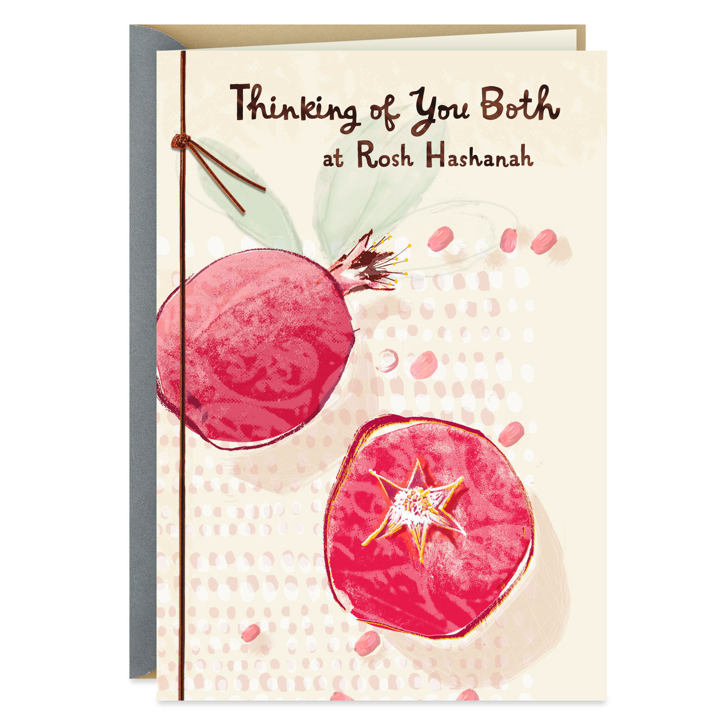 Two Pomegranates Rosh Hashanah Card for Both Card Front image number 1
