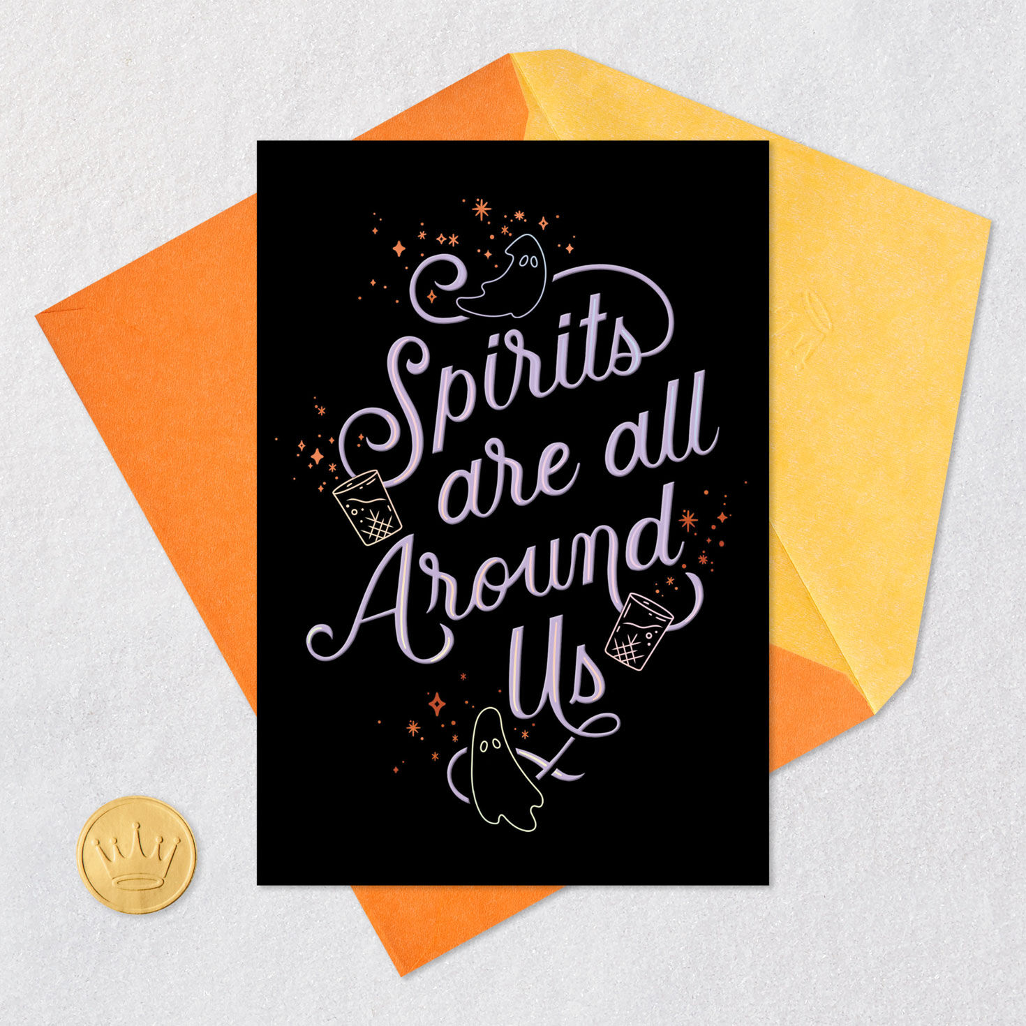 Cocktails and Ghosts Halloween Card for only USD 3.99 | Hallmark