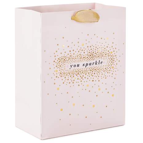 9.6" You Sparkle Gift Bag, , large