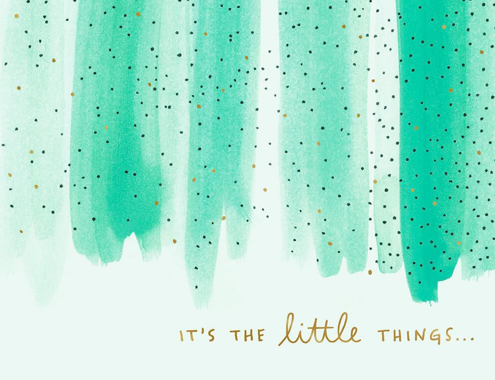 Little Things Thank You Card