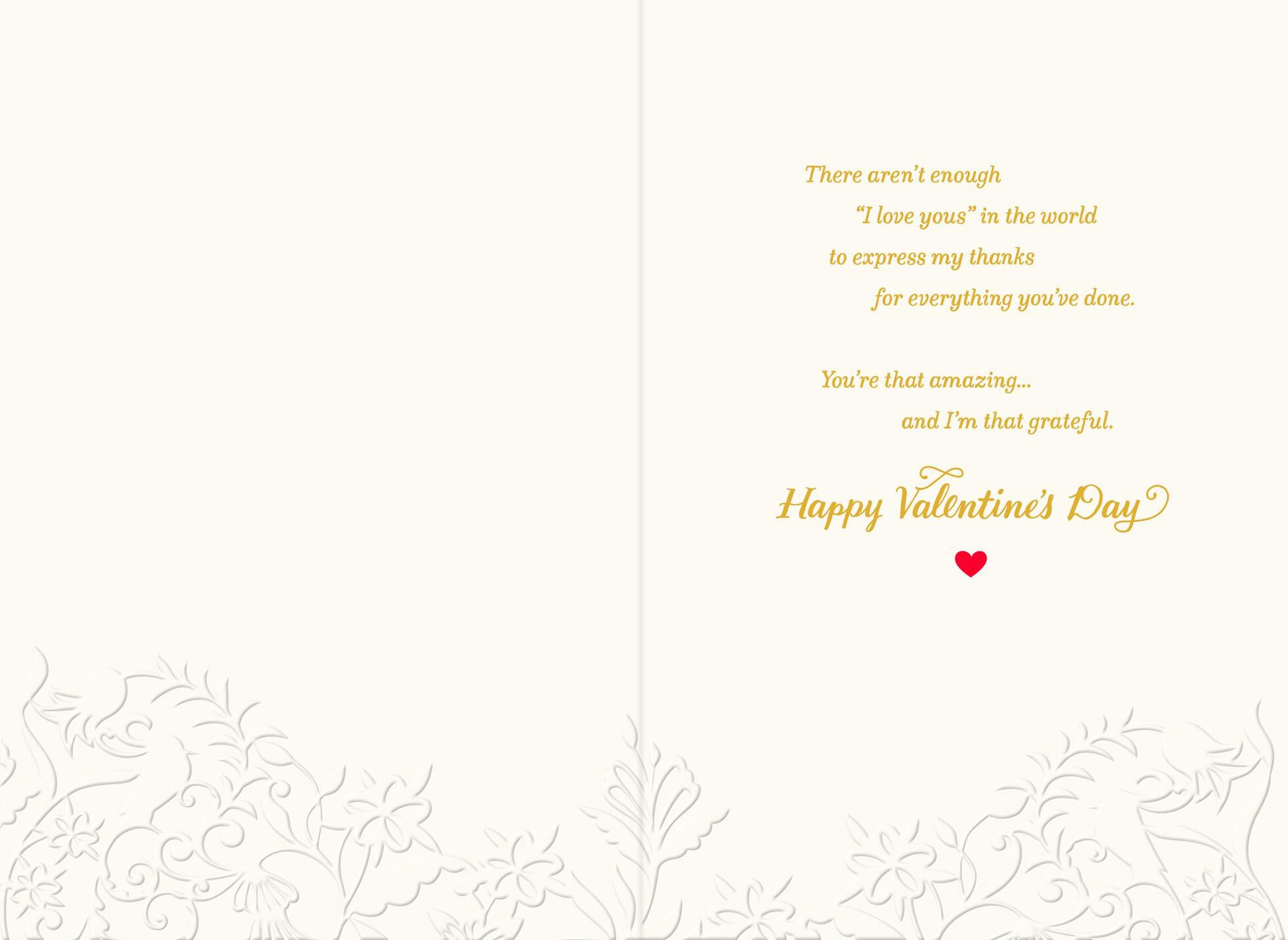 Love You, Mom Valentine's Day Card From Child
