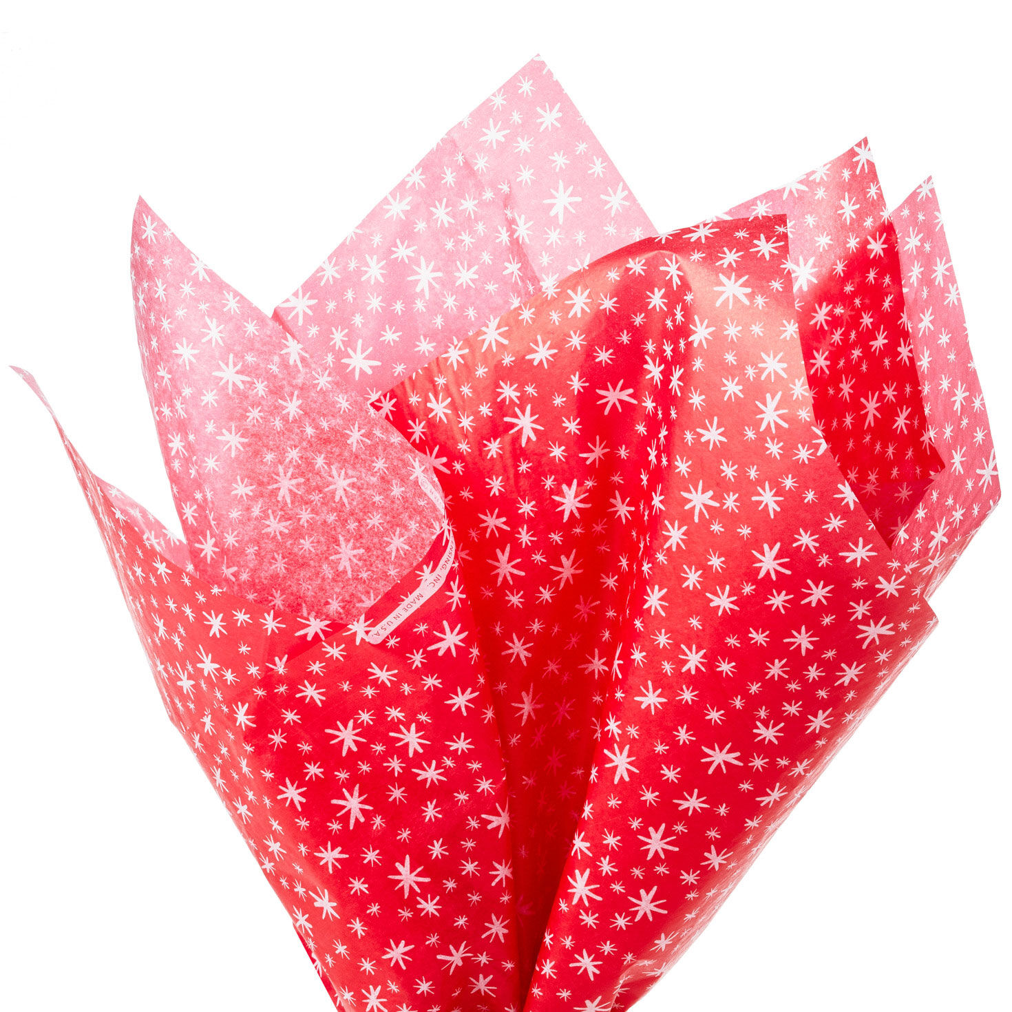 Simple Snowflakes on Red Holiday Tissue Paper, 6 sheets for only USD 1.99 | Hallmark