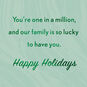 Green Holiday Ornament Grandpa Christmas Card Sentiment image number 2