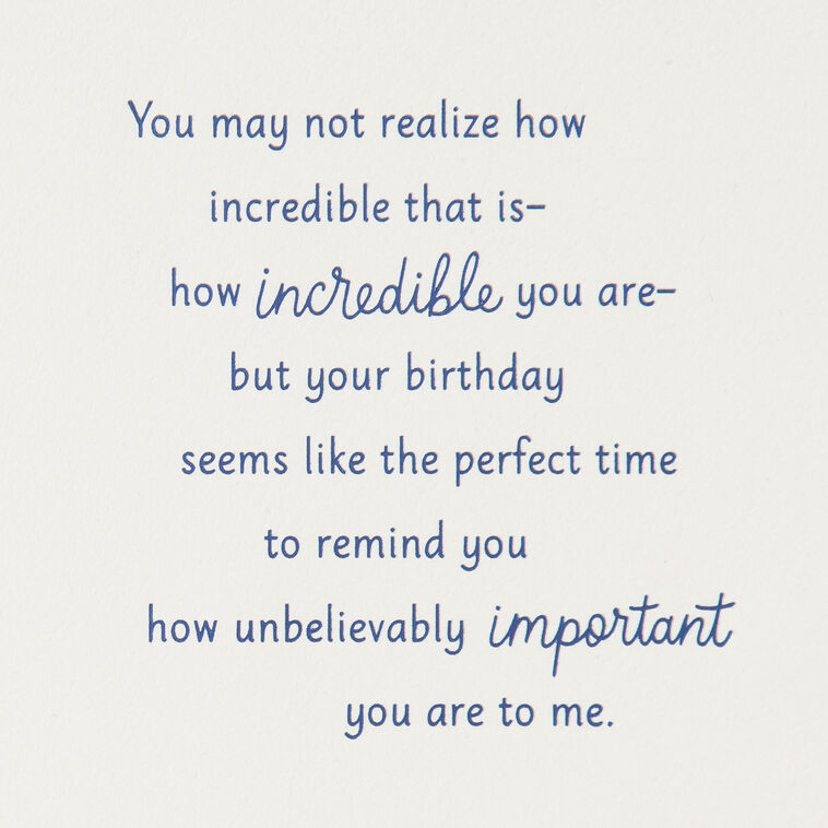You're Always There Birthday Card, , large image number 3