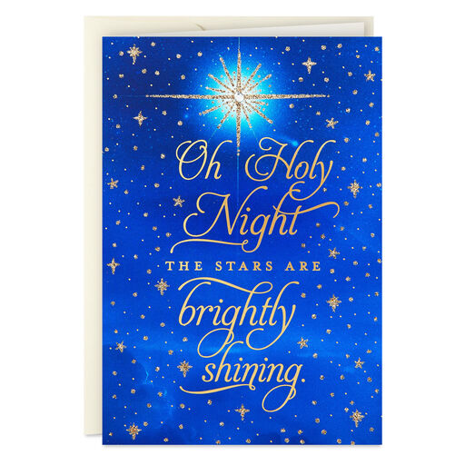 Oh Holy Night Religious Boxed Christmas Cards, Pack of 12, 
