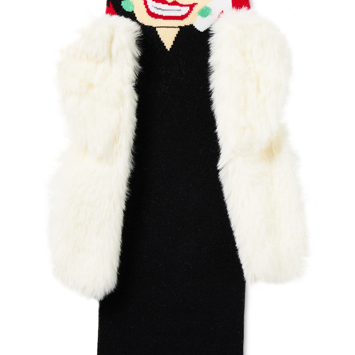 Disney Villains Maleficent and Cruella De Vil Novelty Socks closeup detail image number 4