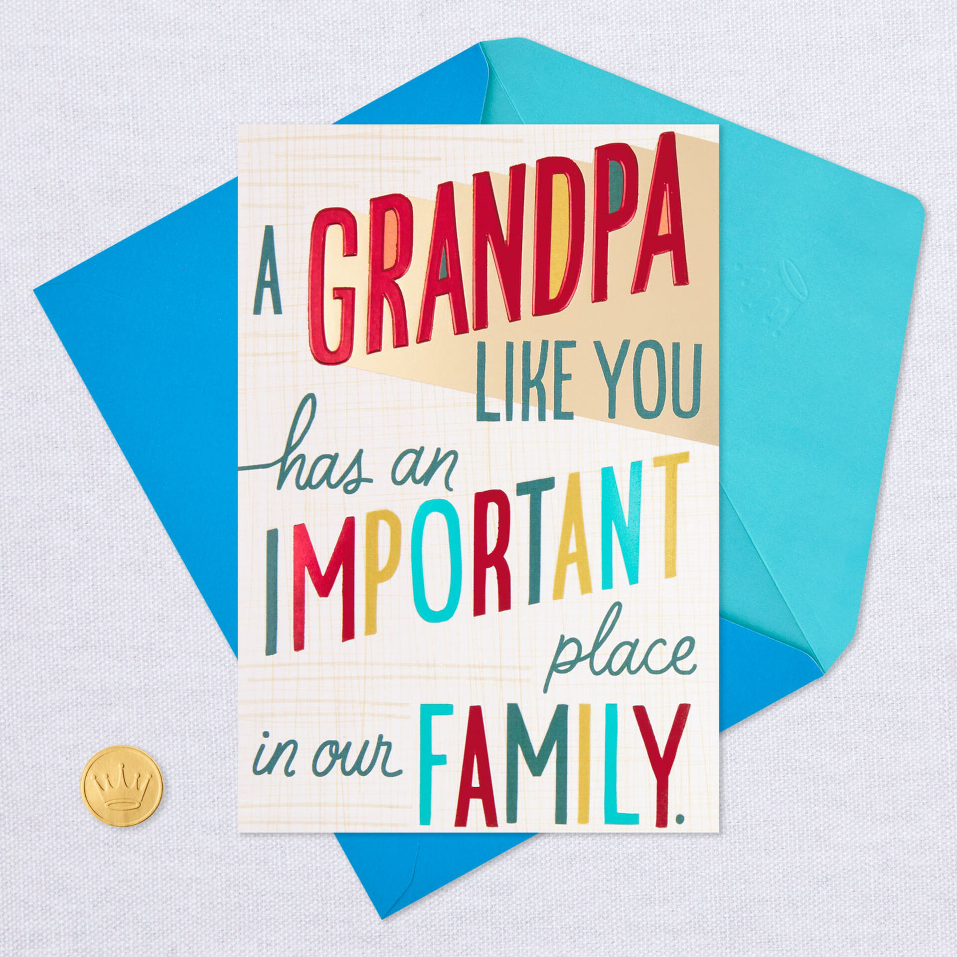 Download A Grandpa Like You Large Print Father's Day Card ...