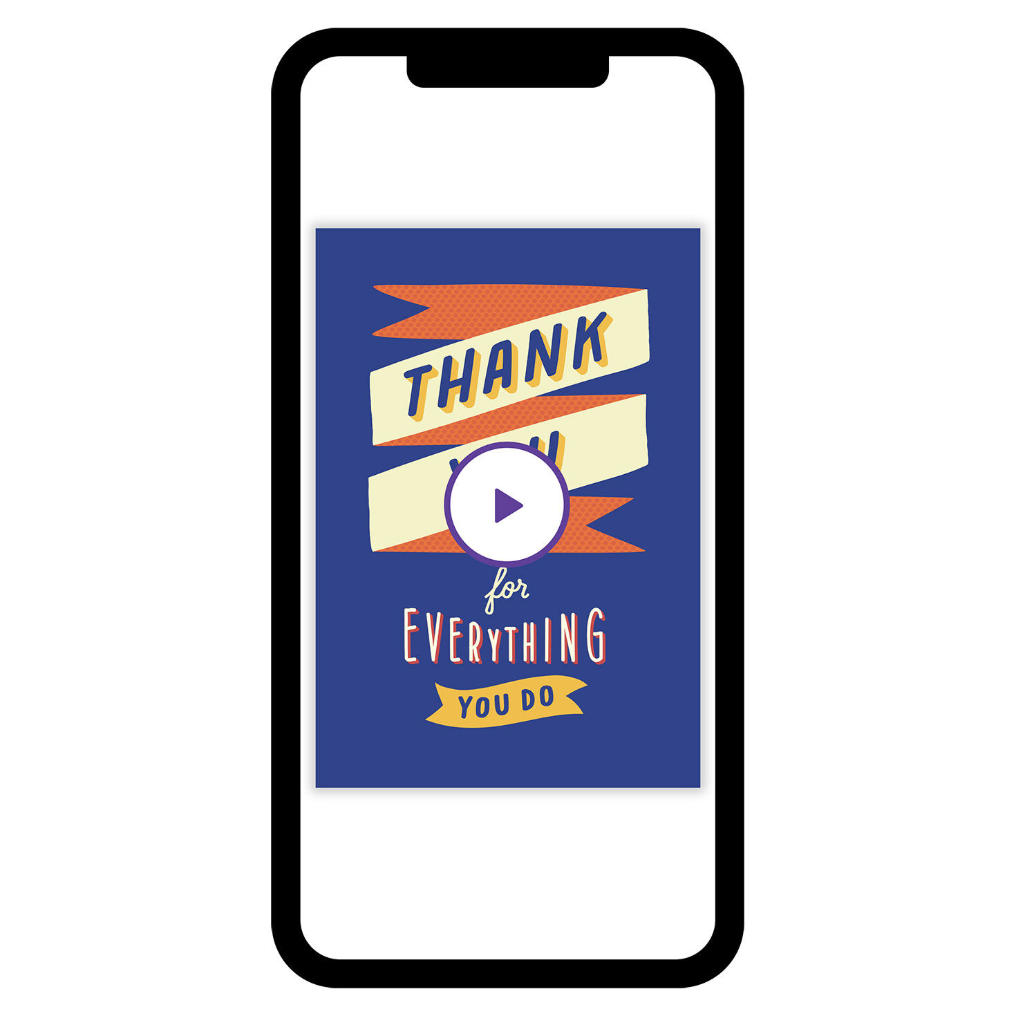 Your Hard Work and Support Is Noticed Thank You eCard