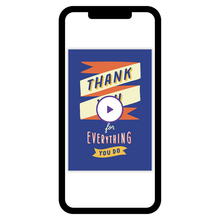 Your Hard Work and Support Is Noticed Thank You eCard