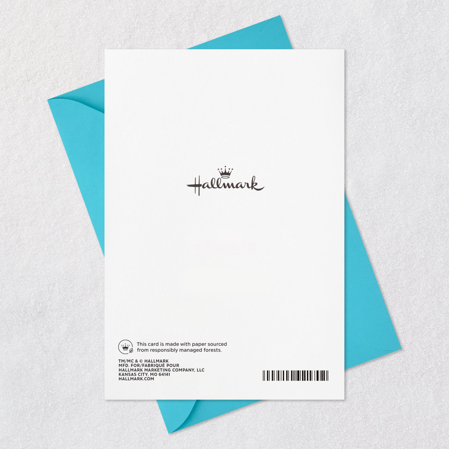 Mortarboard Caps and Confetti Graduation Card Card Back with Envelope image number 8