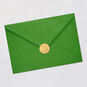 Stylish Ornaments Christmas Card for Granddaughter Envelope Back with Seal image number 7