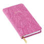 Etched Leaves Pink Slim Notebook, , large image number 1