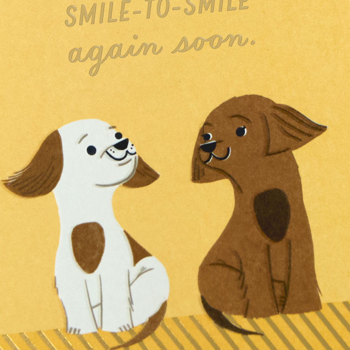 Smiling Puppy Dogs Miss You Card Card Front Detail image number 4