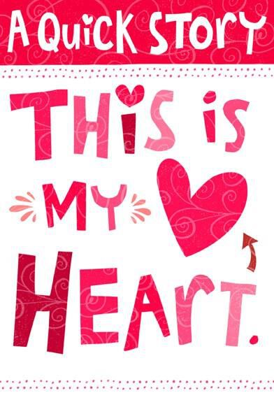 Honeycomb Heart Valentine's Day Card