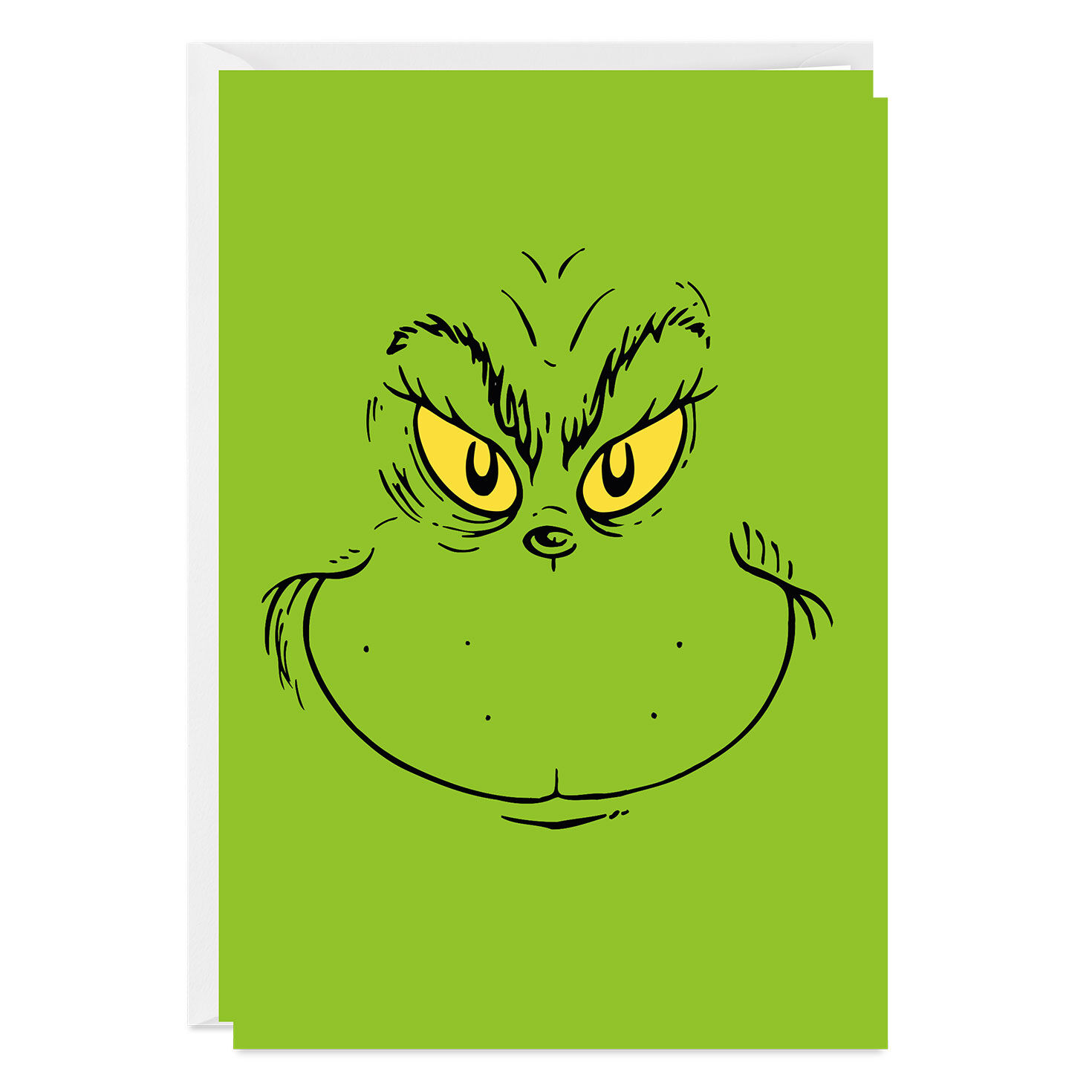 Dr. Seuss's How the Grinch Stole Christmas!™ Grinch Face Custom Christmas Card