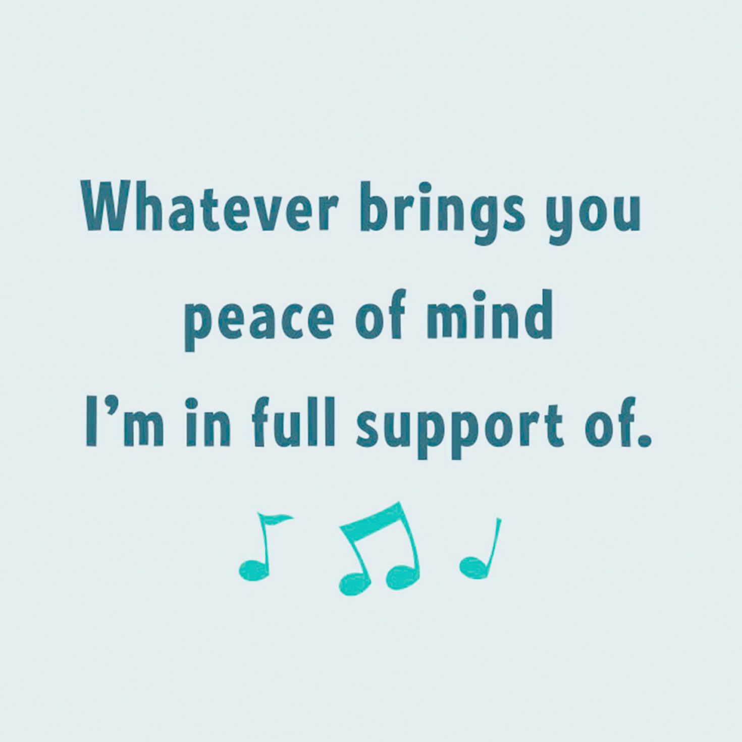 Calming Bagpipes Funny Encouragement Card, , large image number 2