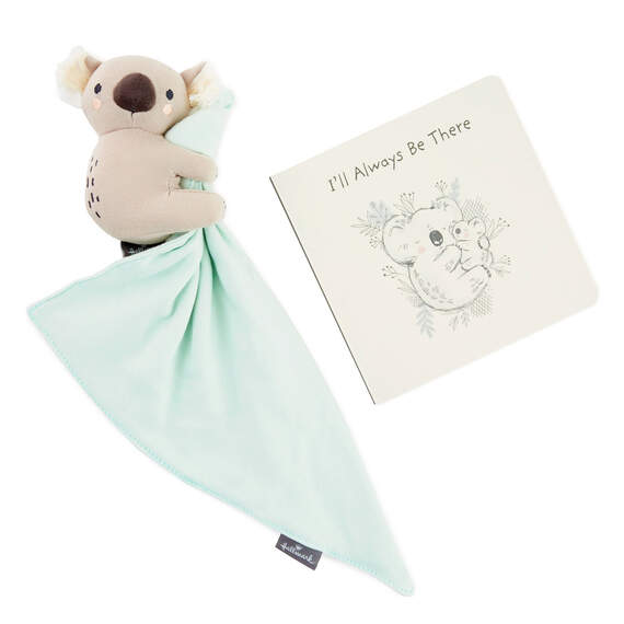 I'll Always Be There Board Book and Koala Lovey Blanket Set, , large image number 1